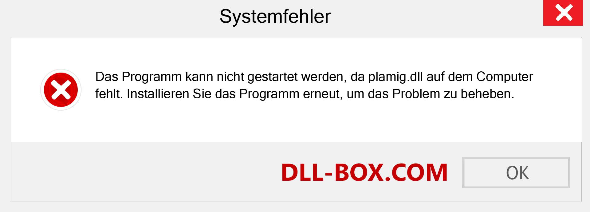 plamig.dll-Datei fehlt?. Download für Windows 7, 8, 10 - Fix plamig dll Missing Error unter Windows, Fotos, Bildern